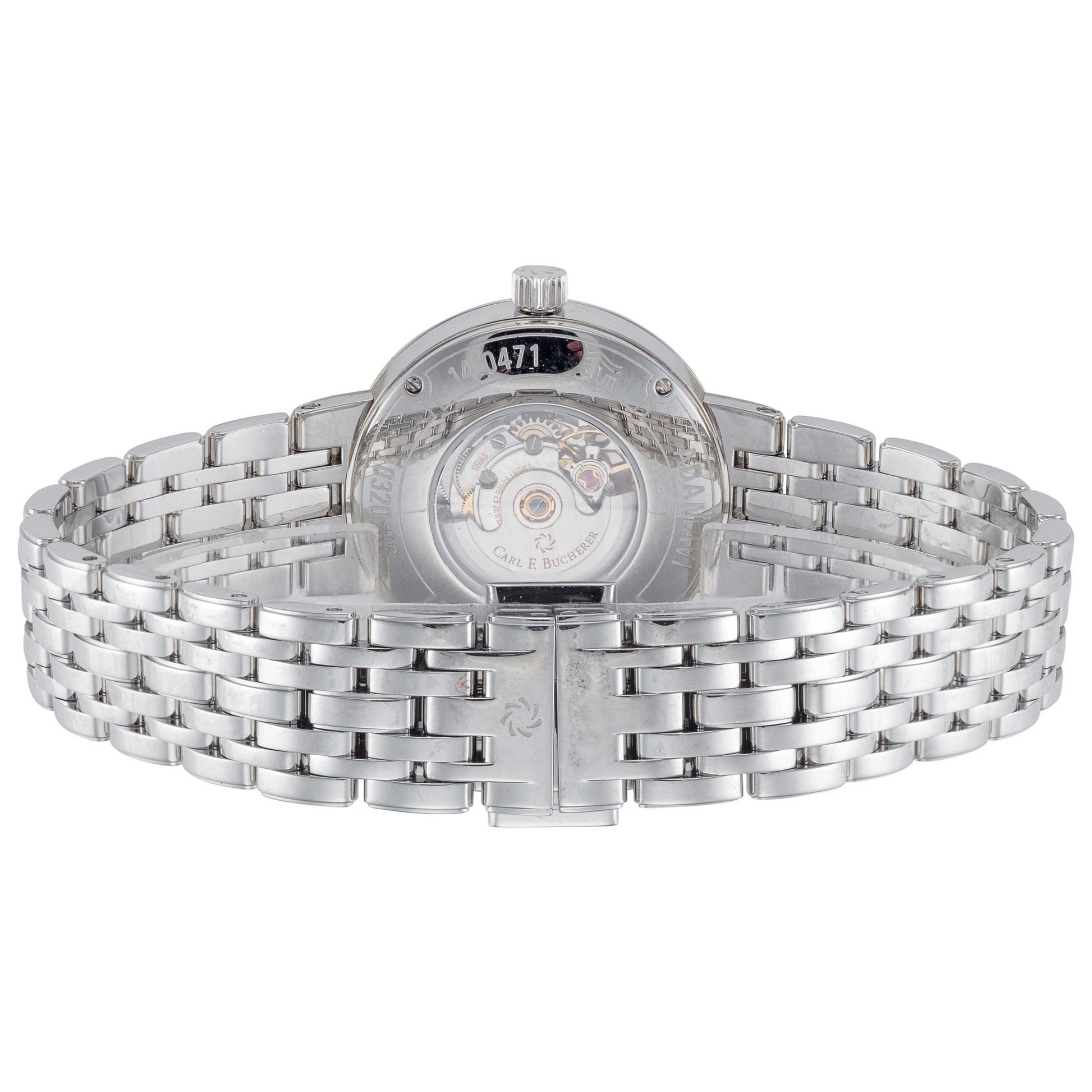 Back view of Carl F. Bucherer Adamavi Women's Automatic Watch 00.10320.08.15.22