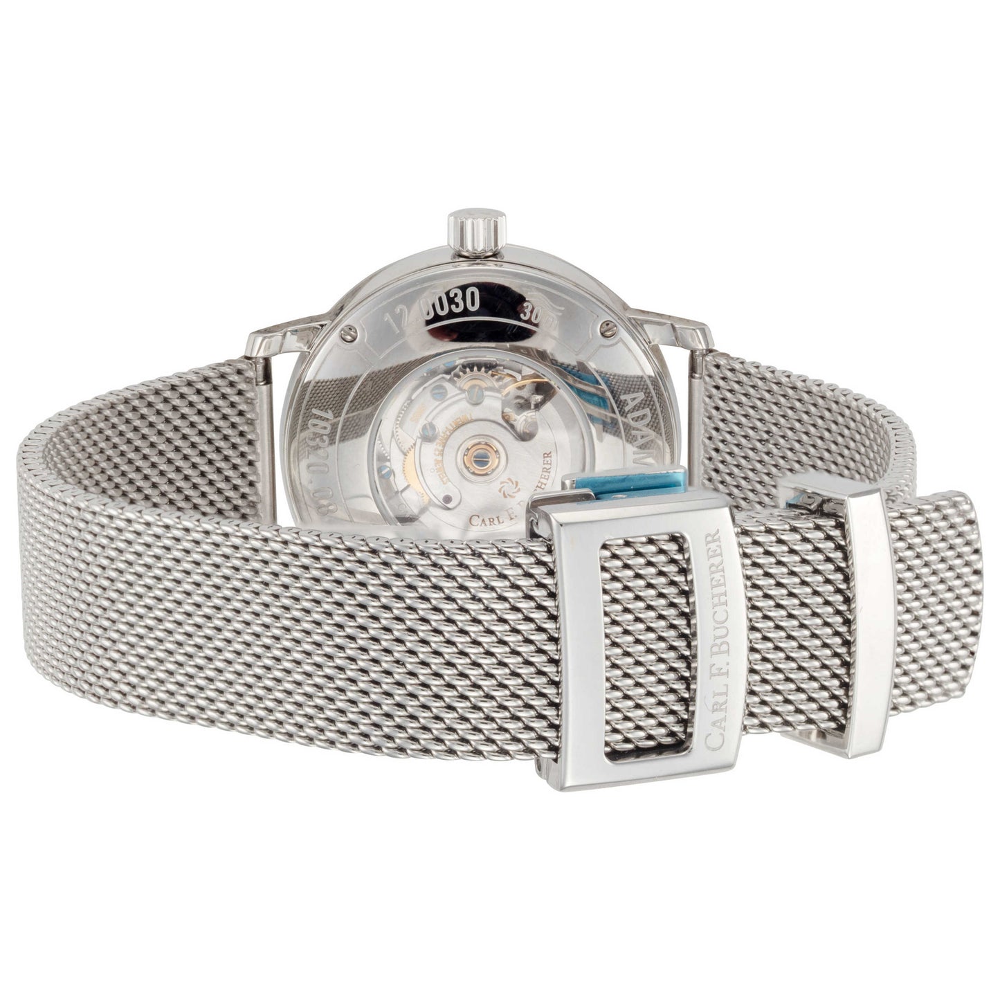 Back view of Carl F. Bucherer Adamavi Women's Automatic Watch 00.10320.08.17.22