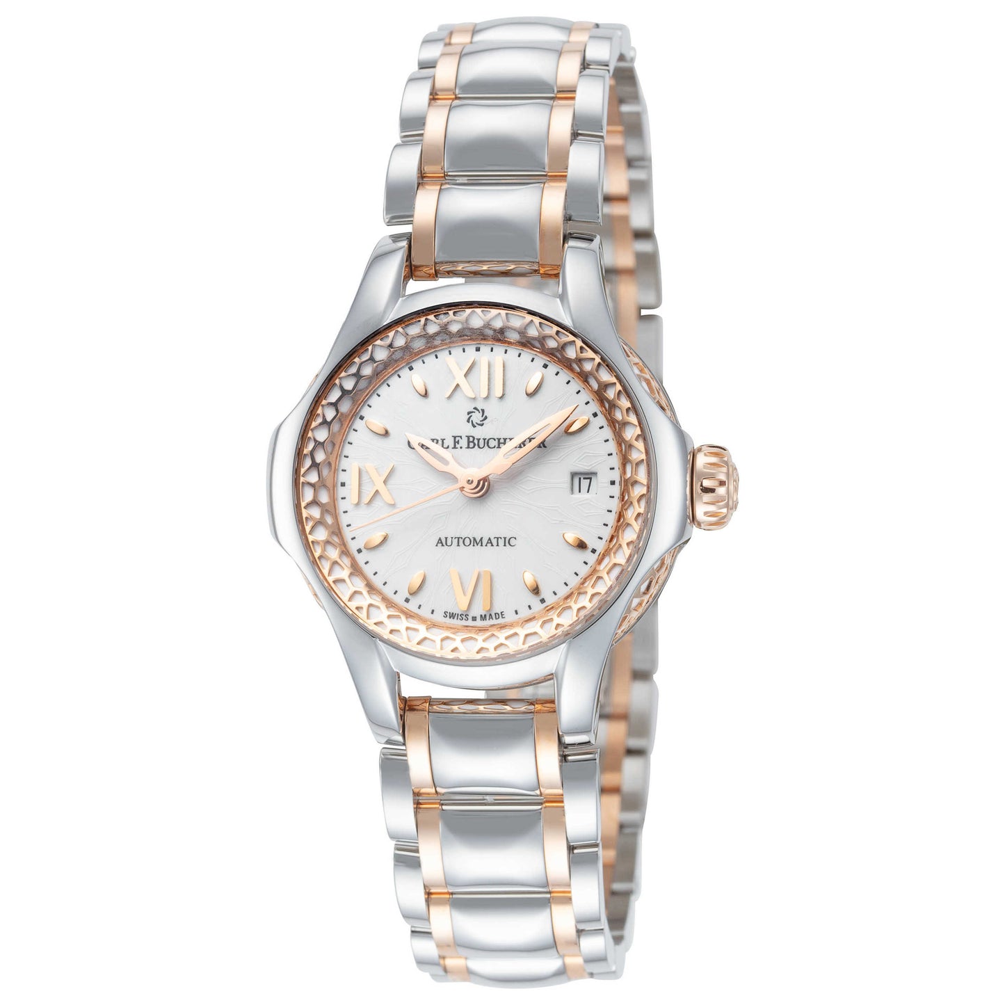 Front view of Carl F. Bucherer Pathos Queen Women's Automatic Watch 00.10550.07.25.21