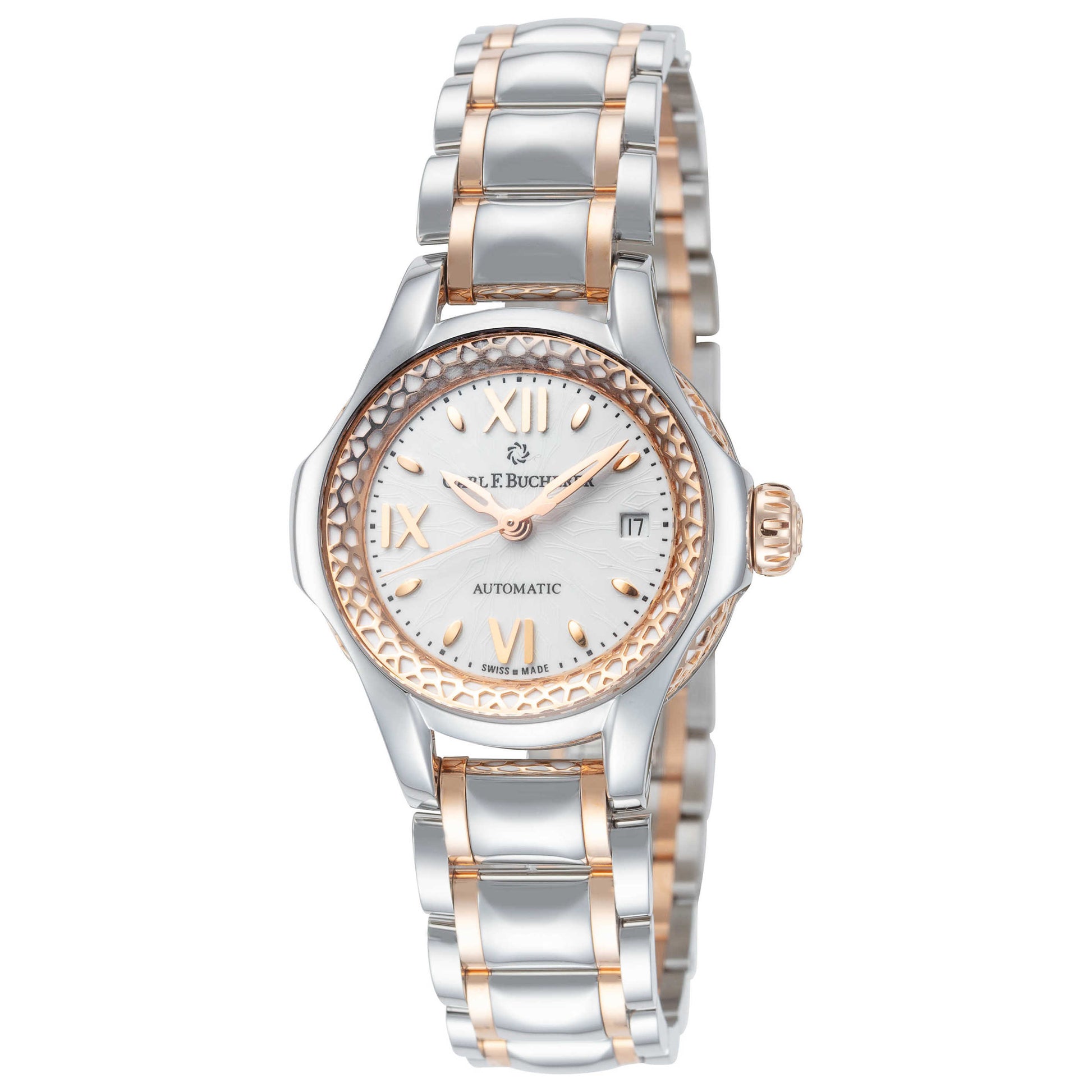 Front view of Carl F. Bucherer Pathos Queen Women's Automatic Watch 00.10550.07.25.21