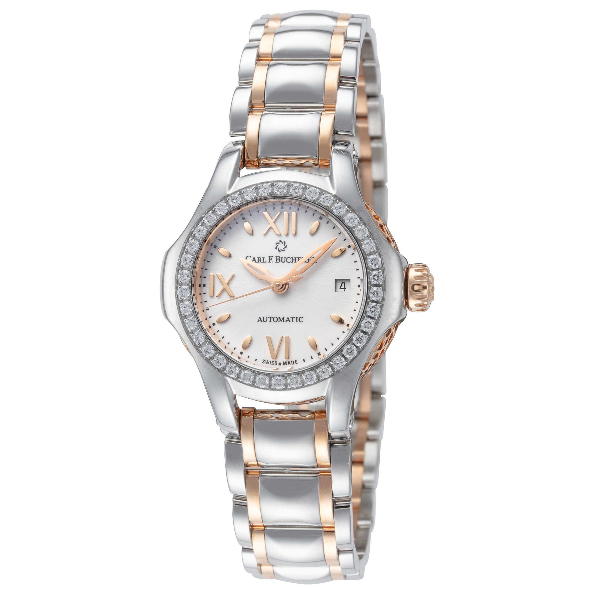 Front view of Carl F. Bucherer Pathos Queen Women's Automatic Watch 00.10551.07.25.31