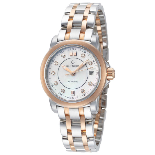 Front view of Carl F. Bucherer Patravi Women's Automatic Watch 00.10621.07.77.21