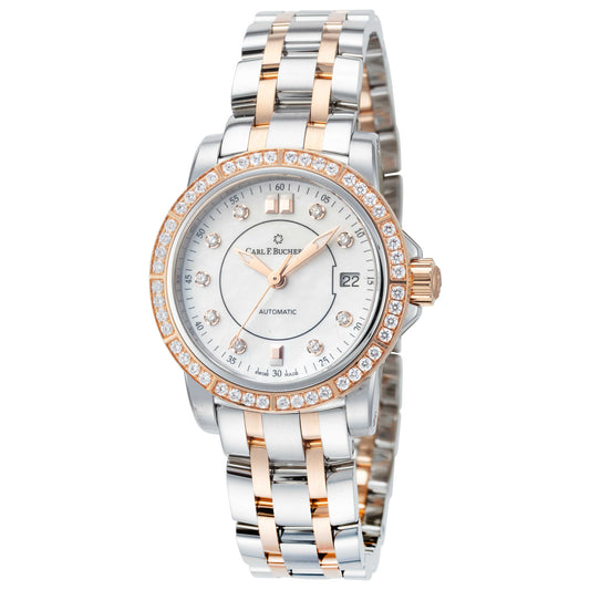 Front view of Carl F. Bucherer Patravi Women's Automatic Watch 00.10621.07.77.31
