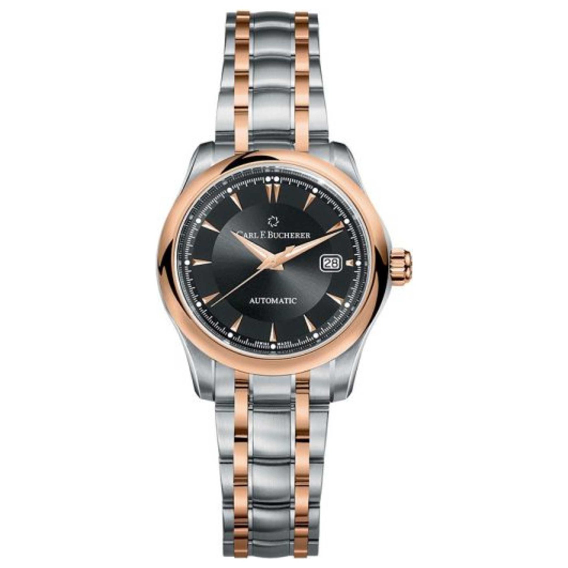Front view of Carl F. Bucherer Patravi Women's Automatic Watch 00.10621.07.87.21
