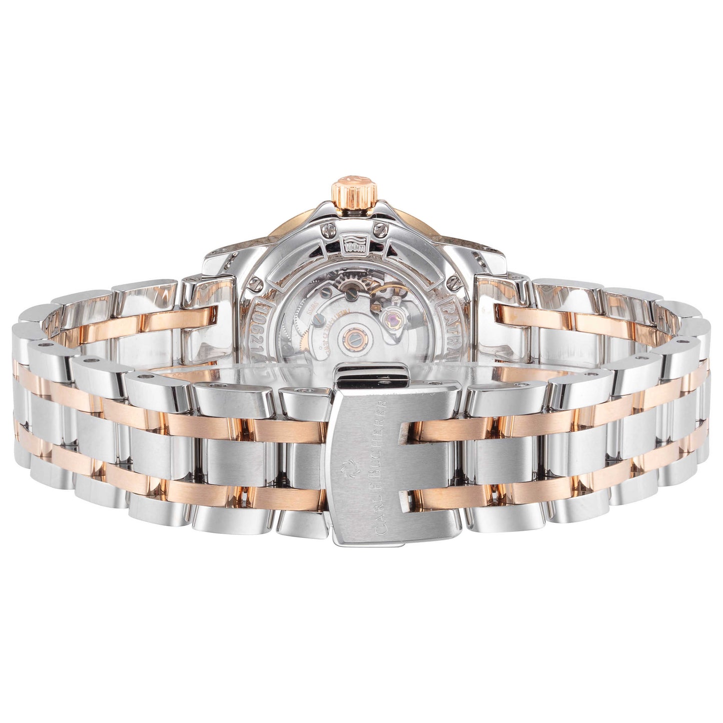 Back view of Carl F. Bucherer Patravi Women's Automatic Watch 00.10621.07.87.31