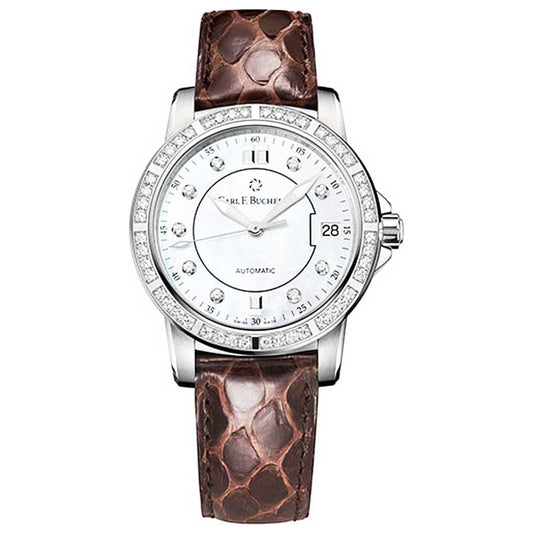 Front view of Carl F. Bucherer Patravi Women's Automatic Watch 00.10621.08.77.11