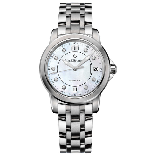Front view of Carl F. Bucherer Patravi Women's Automatic Watch 00.10621.08.77.21