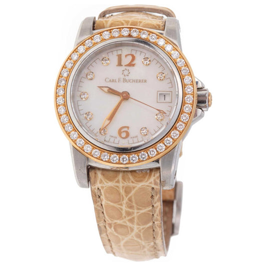 Front view of Carl F. Bucherer Patravi Women's Automatic Watch 00.10622.06.24.11