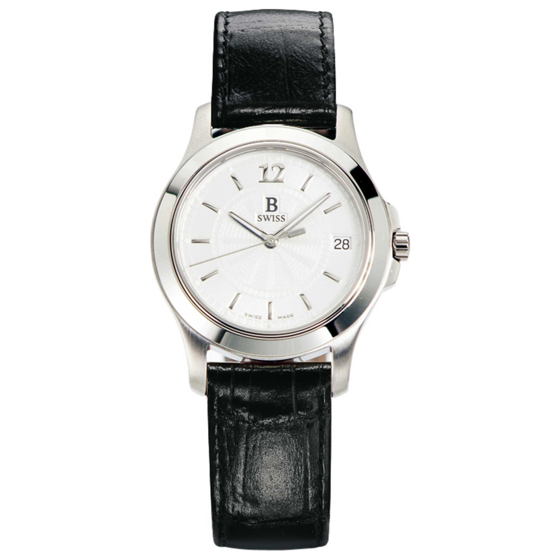 Front view of B Swiss Advantage Men's Quartz Watch 00.50101.08.16.01