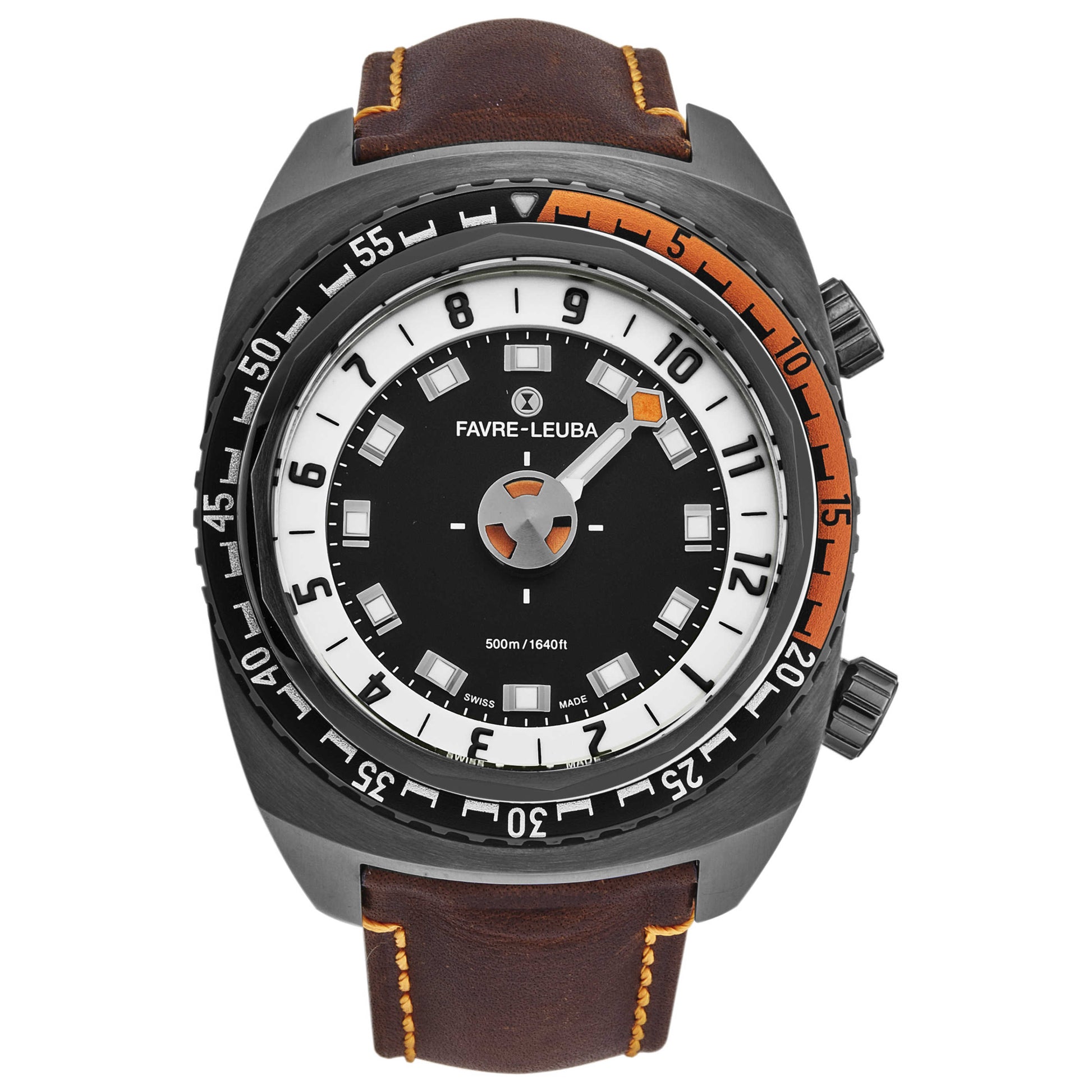Front view of Favre-Leuba Raider Harpoon Men's Automatic Watch 001010109.13.44