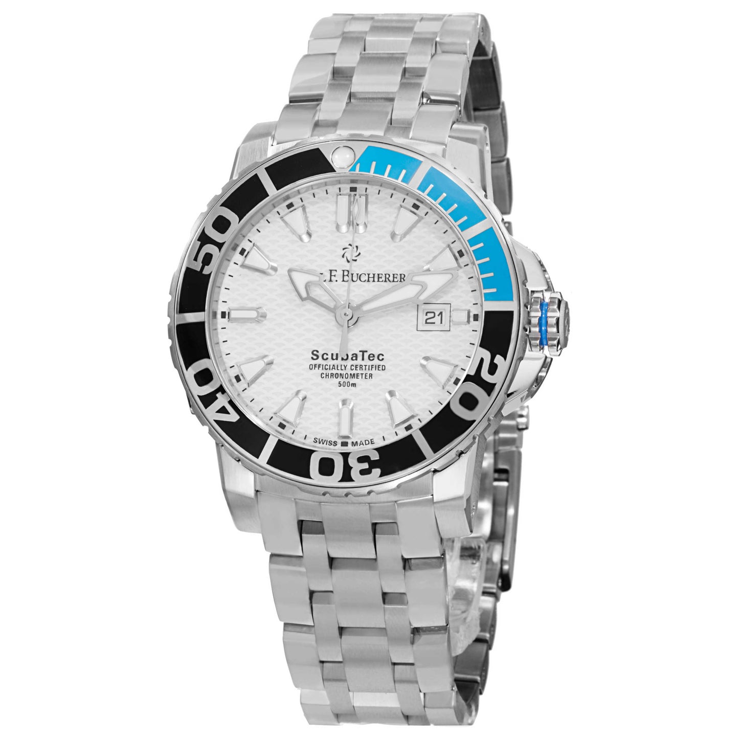 Front view of Carl F. Bucherer Patravi Men's Automatic Watch 0010632232321
