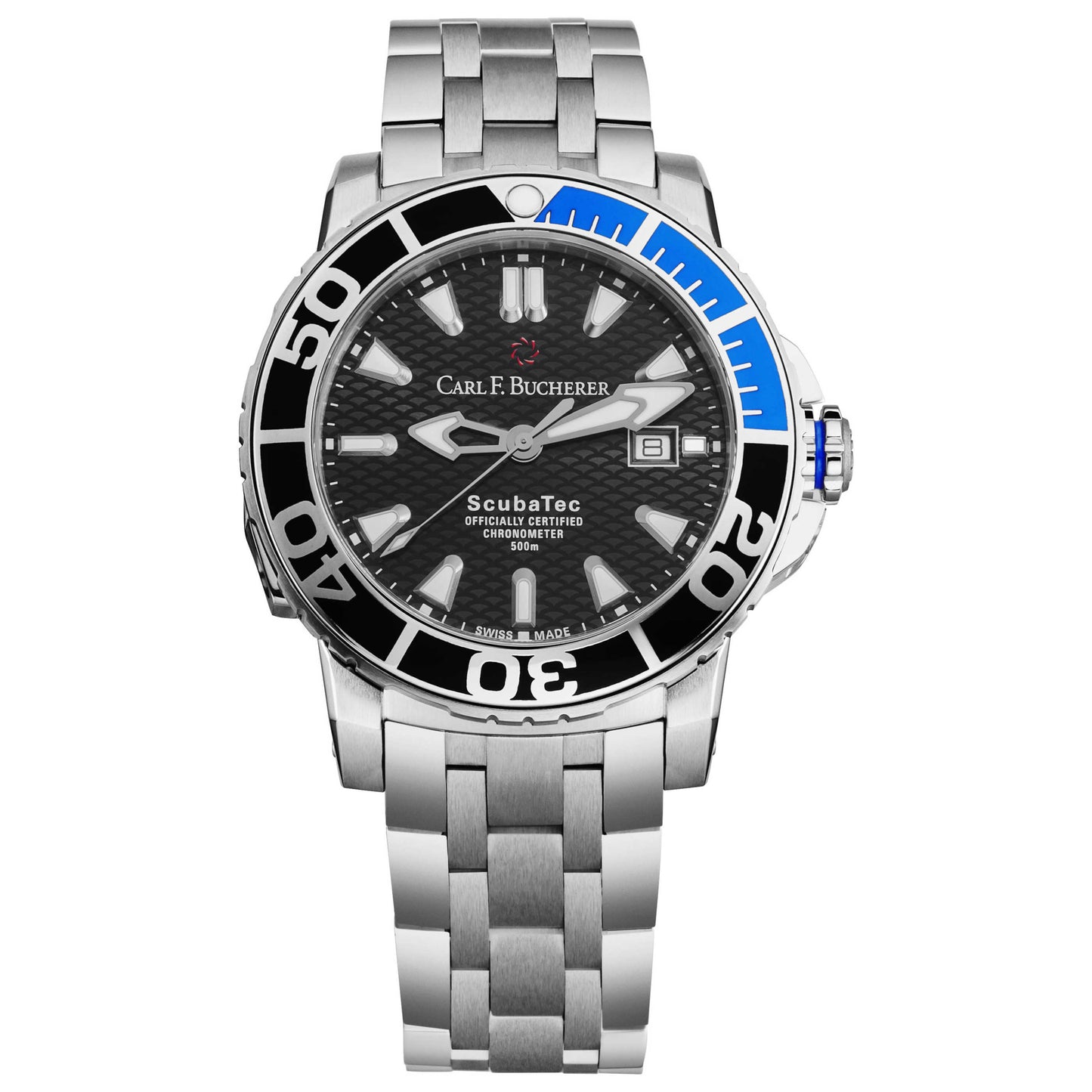 Front view of Carl F. Bucherer Patravi Men's Automatic Watch 0010632233321