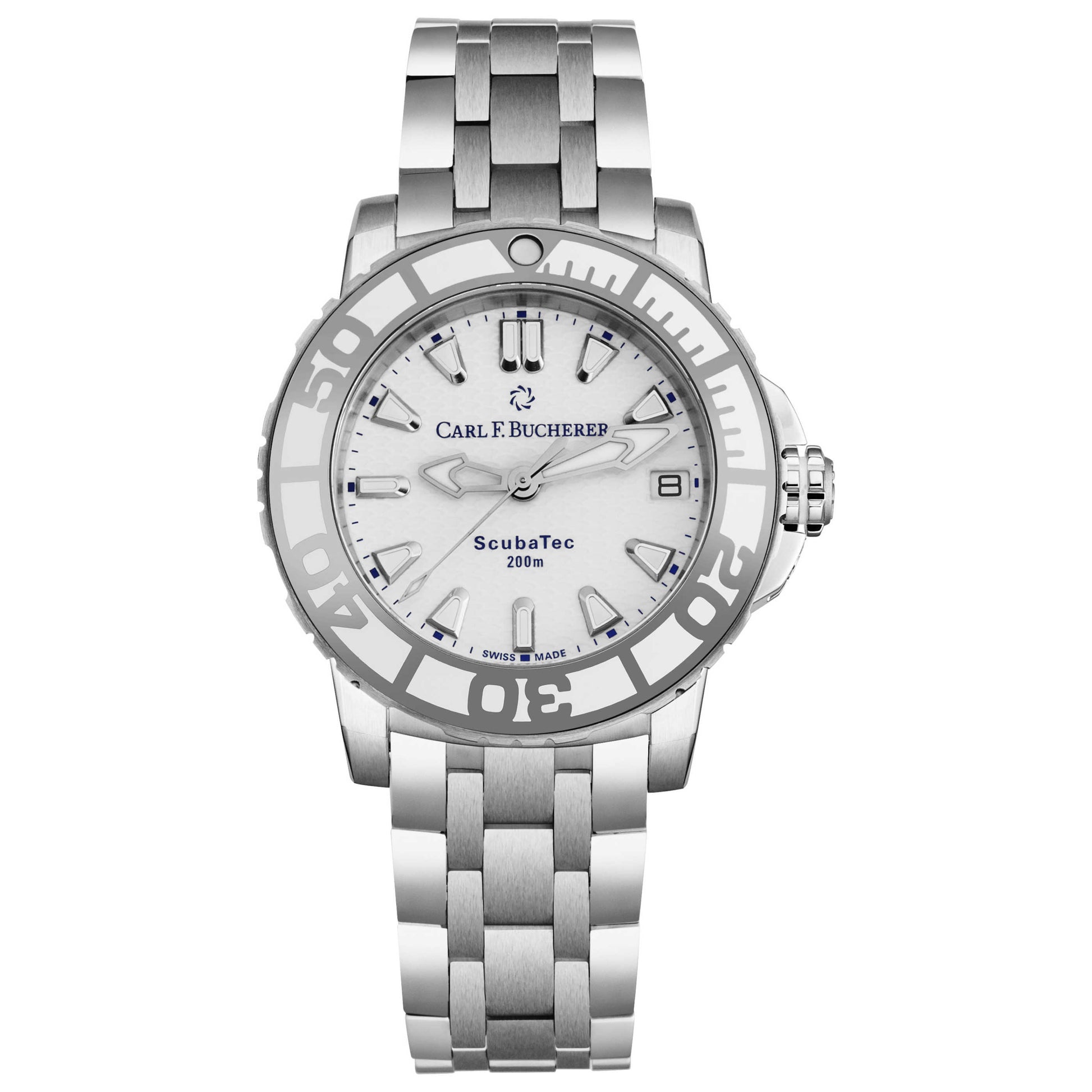 Front view of Carl F. Bucherer Patravi Women's Automatic Watch 0010634232321