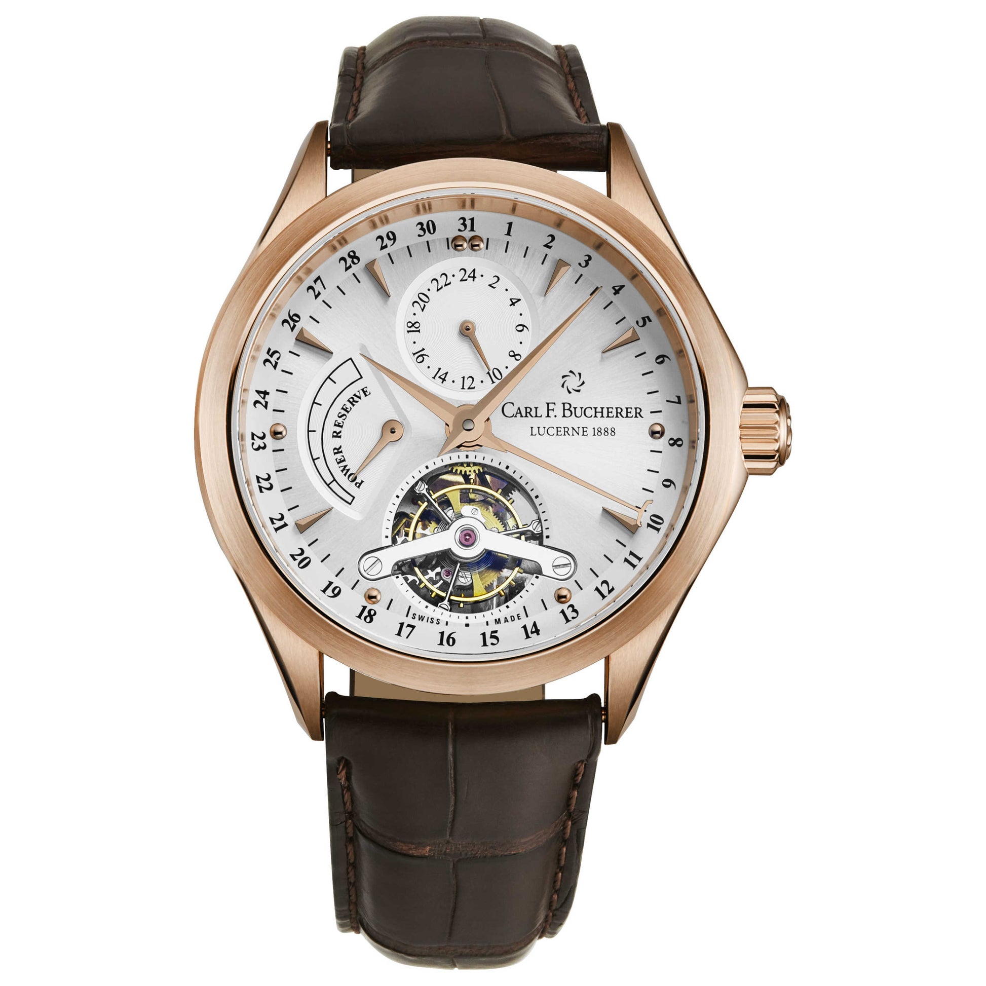 Front view of Carl F. Bucherer Manero Men's Automatic Watch 0010918031301