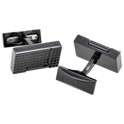 Front view of S.T. Dupont Lighter Men's Cufflink 005370N