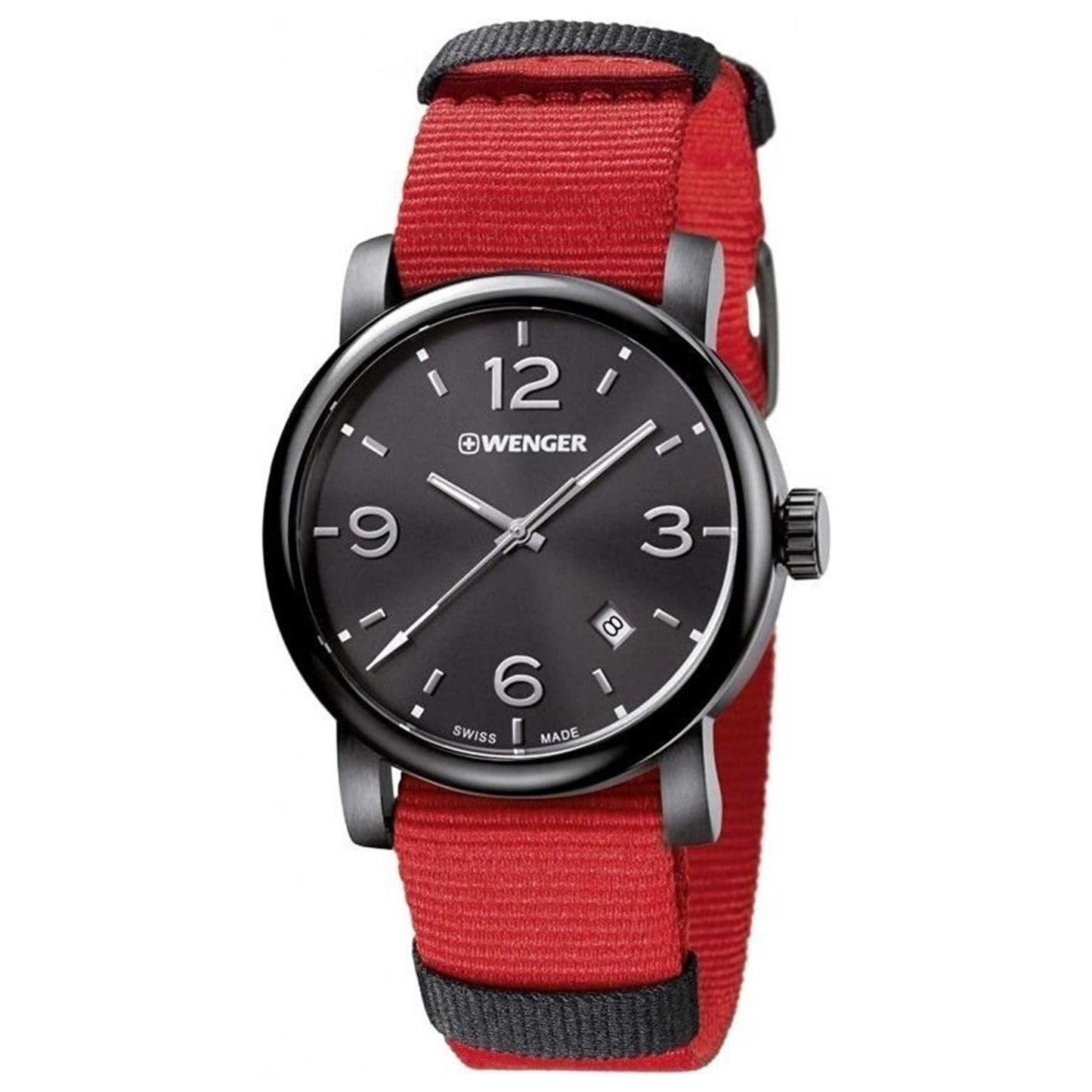 Front view of Wenger Urban Metropolitan Men's Swiss Quartz (Battery-Powered) Watch 01-1041-132