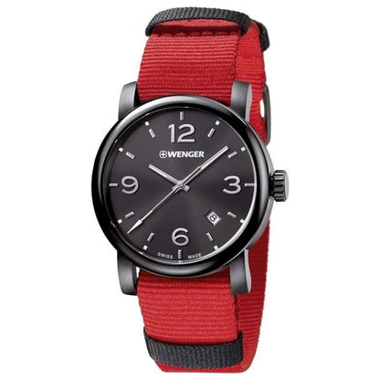 Front view of Wenger Urban Metropolitan Men's Swiss Quartz (Battery-Powered) Watch 01-1041-132