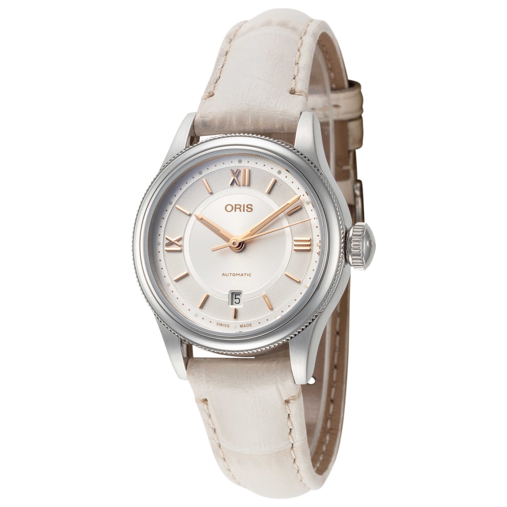 Front view of Oris Classic Date Women's Automatic Watch 01-561-7718-4071-07-5-14-31