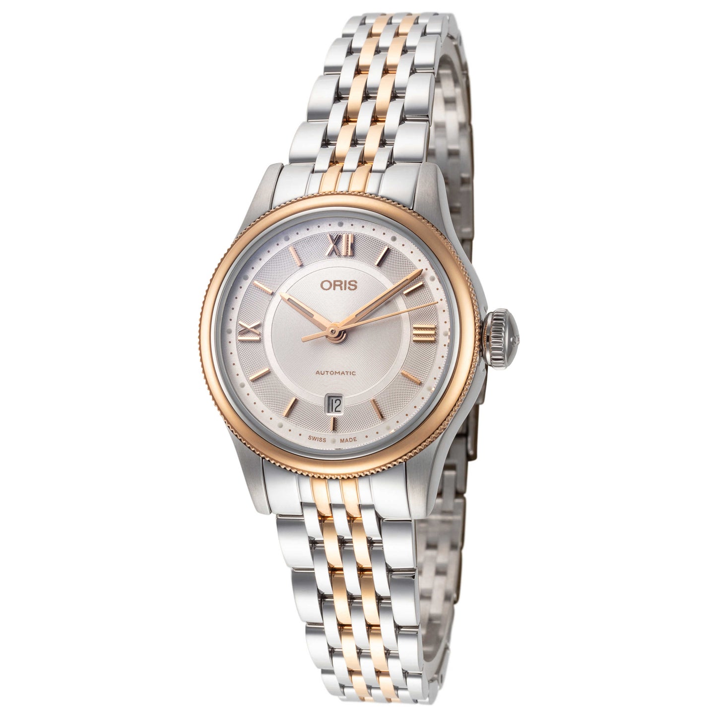 Front view of Oris Classic Date Women's Automatic Watch 01-561-7718-4371-07-8-14-12