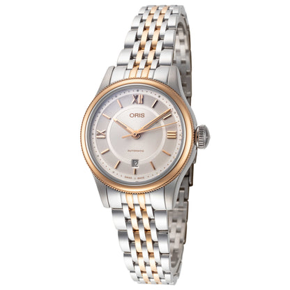 Front view of Oris Classic Date Women's Automatic Watch 01-561-7718-4371-07-8-14-12