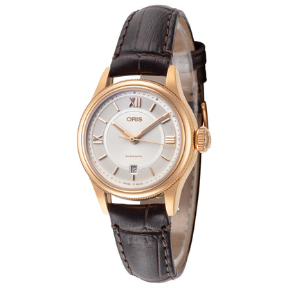 Front view of Oris Classic Date Women's Automatic Watch 01-561-7718-4871-07-6-14-32