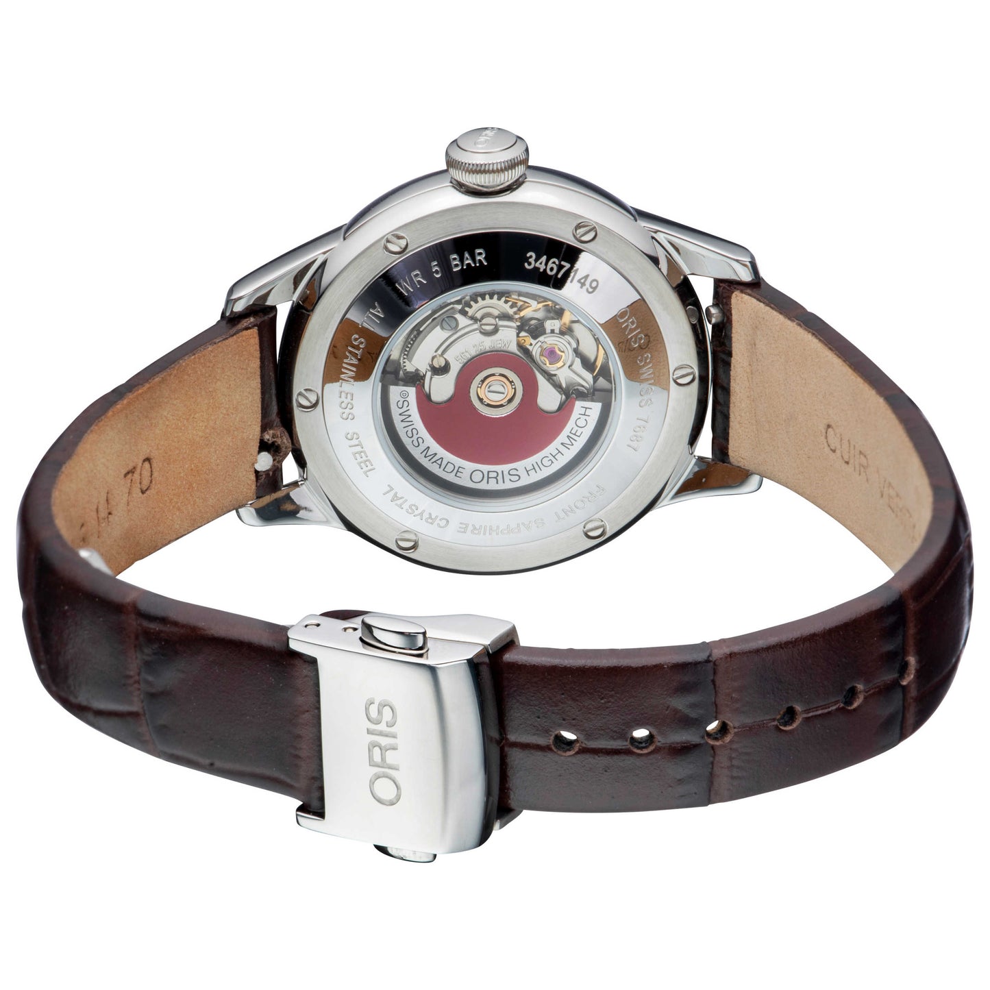 Oris Artelier Date Women's Automatic Watch 01-5617-687-4051-07-5-14-70FC - Image #2