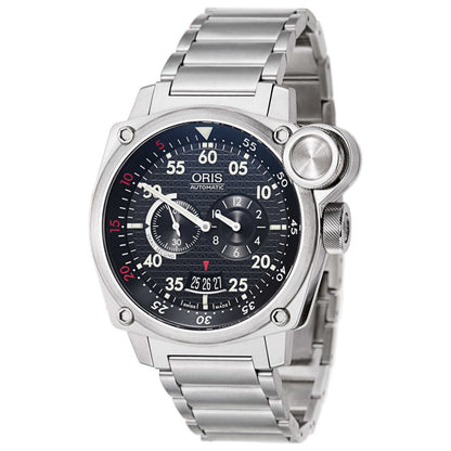 Front view of Oris BC4 Men's Automatic Watch 01-649-76324164SETMB