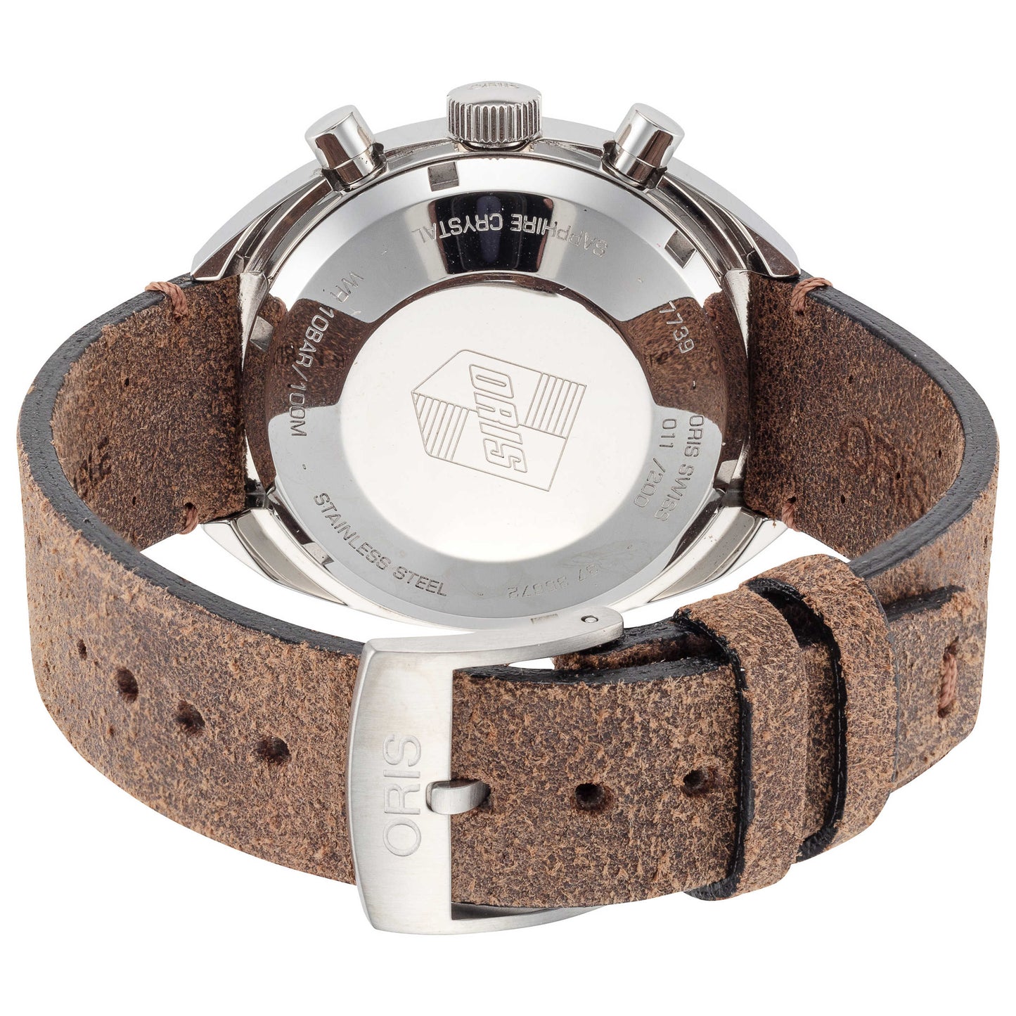 Back view of Oris Chronoris Men's Automatic Watch 01-673-7739-4034-SET-LS