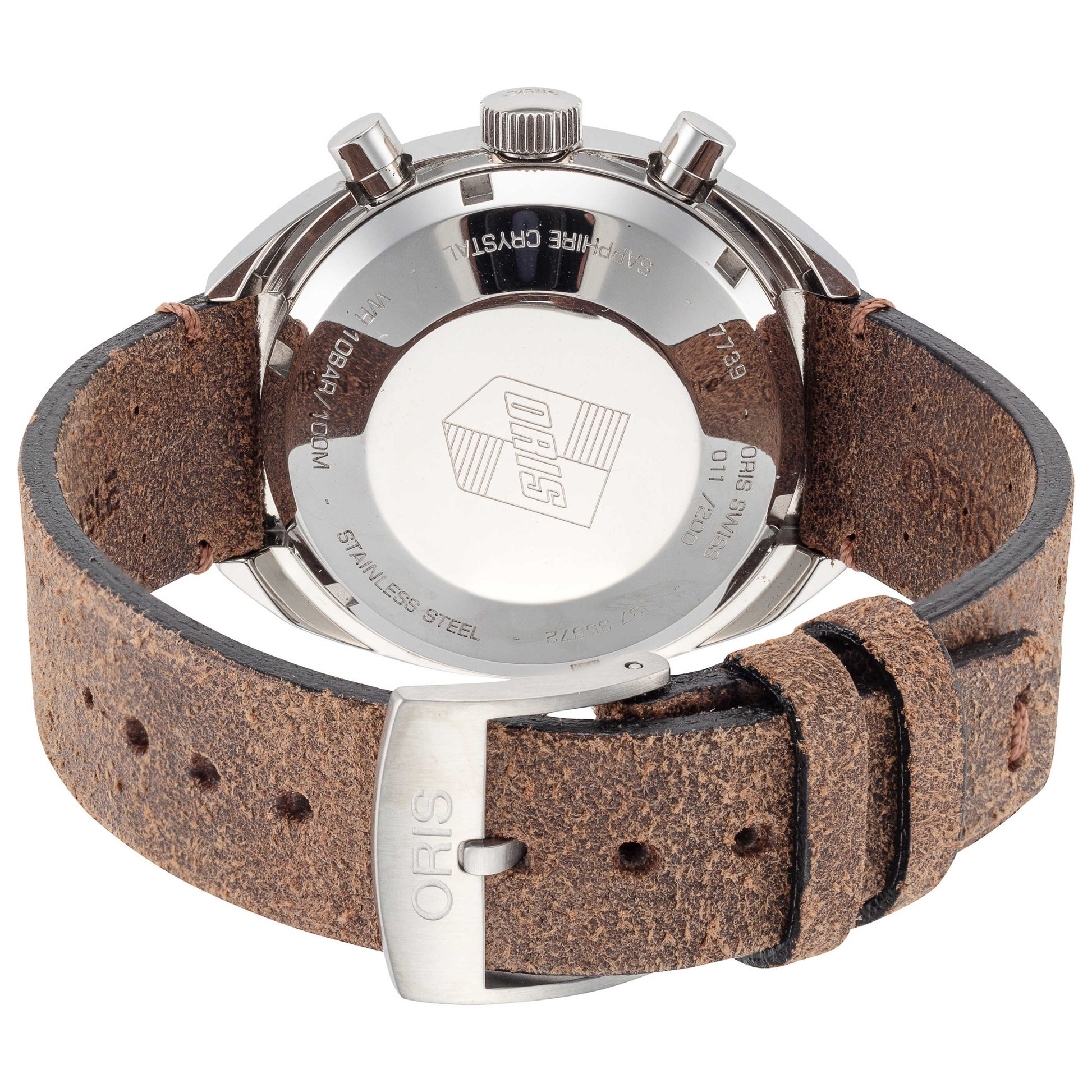 Back view of Oris Chronoris Men's Automatic Watch 01-673-7739-4034-SET-LS