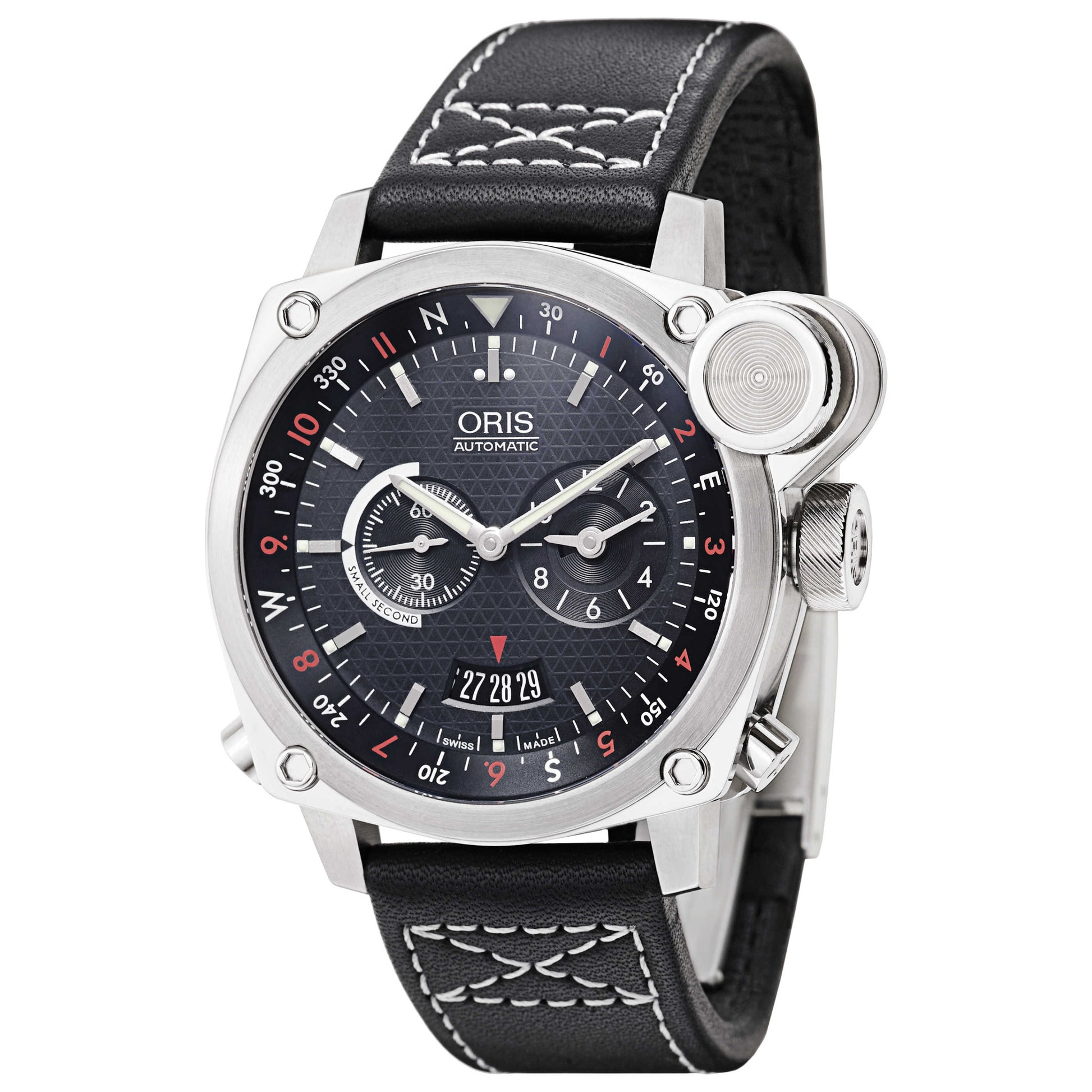 Front view of Oris BC4 Men's Automatic Watch 01-690-76154154SETLS