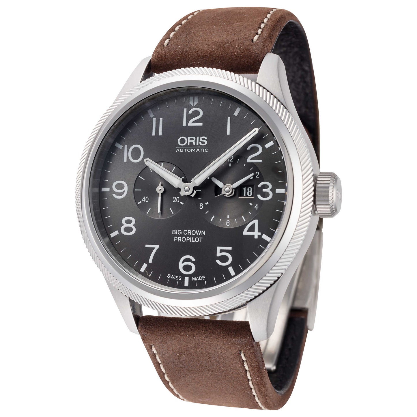 Front view of Oris ProPilot Men's Automatic Watch 01-690-7735-4063-07-5-22-05FC