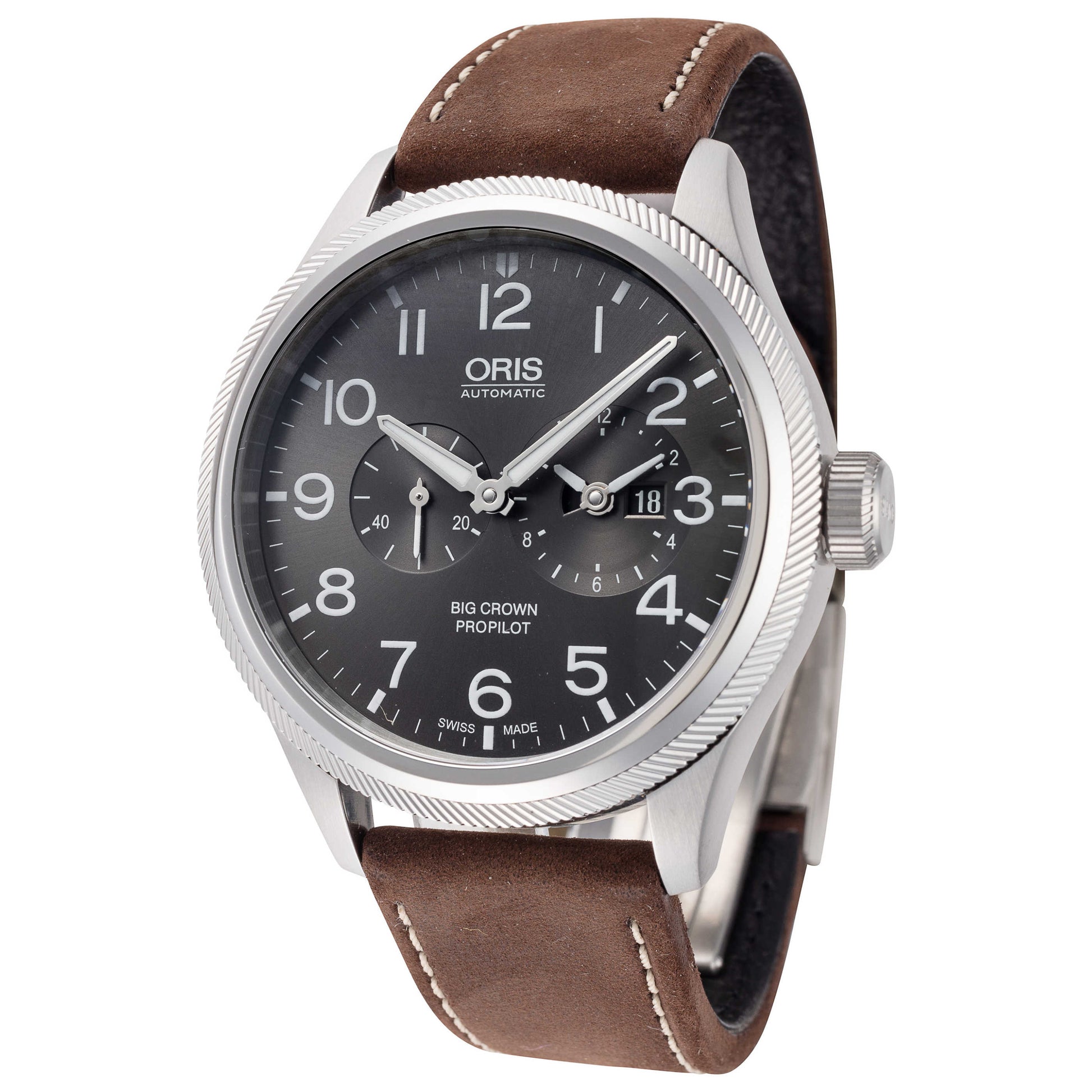 Front view of Oris ProPilot Men's Automatic Watch 01-690-7735-4063-07-5-22-05FC