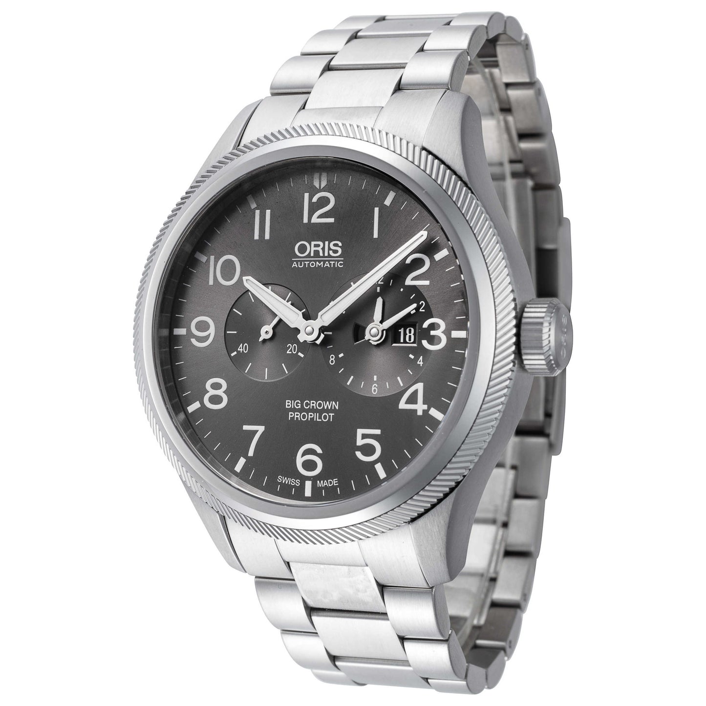 Front view of Oris ProPilot Men's Automatic Watch 01-690-7735-4063-07-8-22-19-1