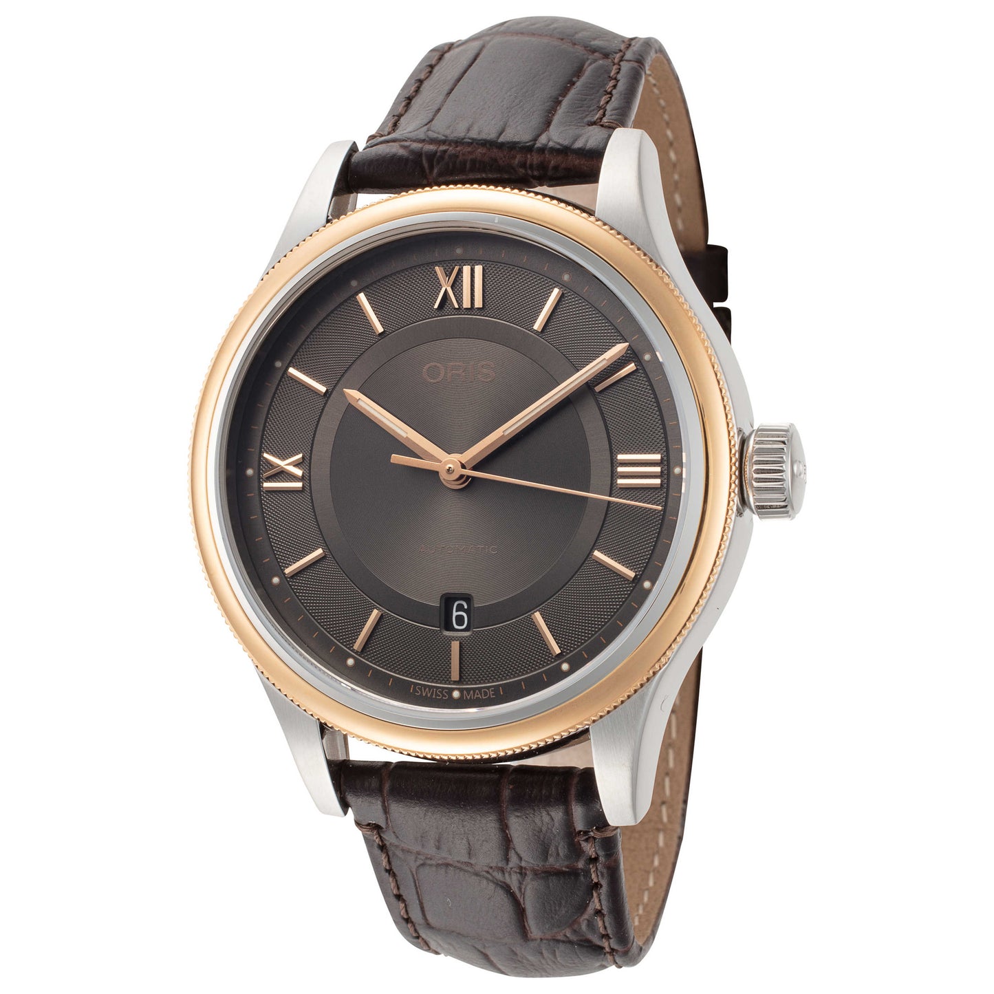 Front view of Oris Classic Date Men's Automatic Watch 01-733-7719-4373-07-5-20-32