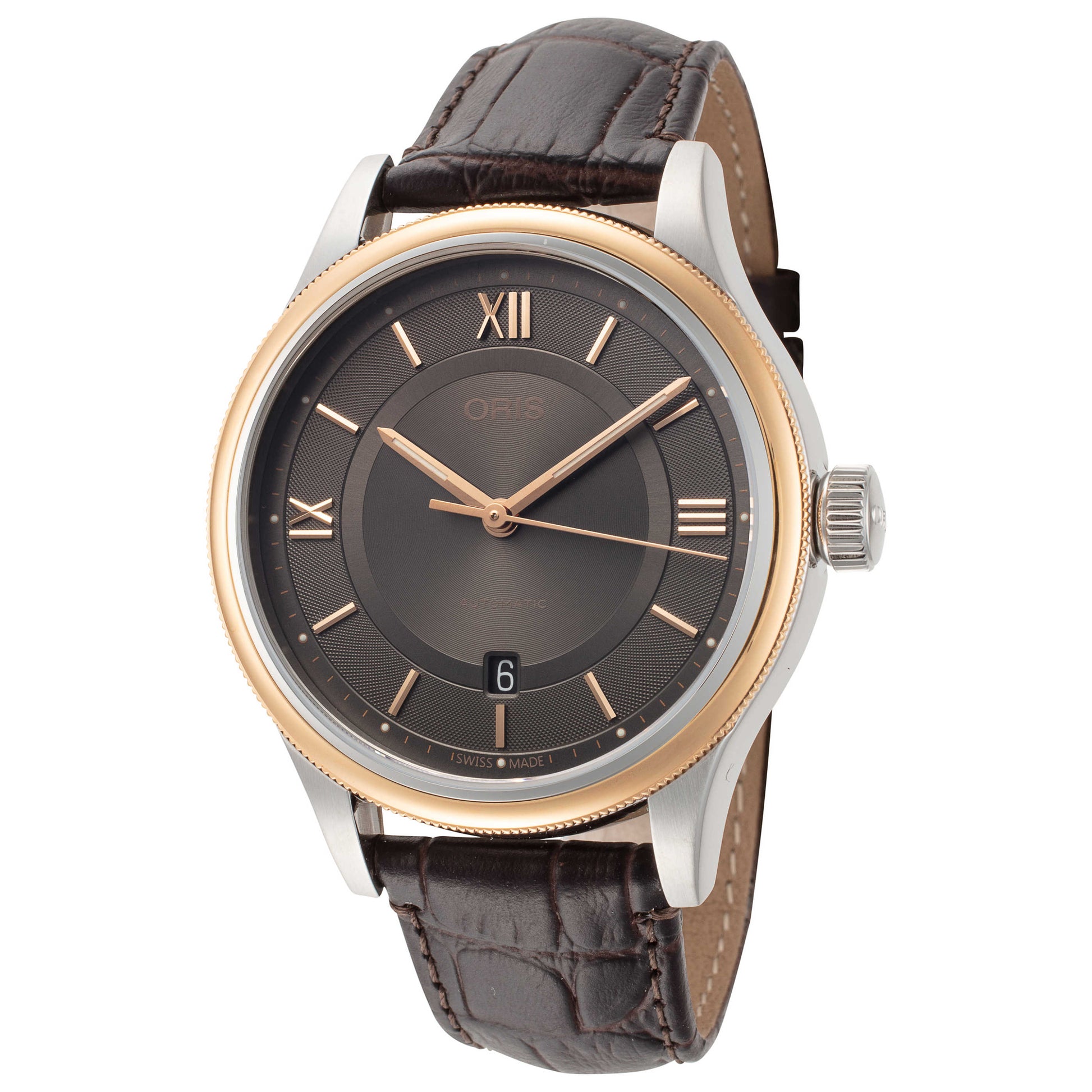 Front view of Oris Classic Date Men's Automatic Watch 01-733-7719-4373-07-5-20-32