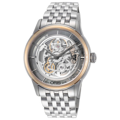 Front view of Oris Artelier Men's Automatic Watch 01-734-7684-6351-07-8-21-77