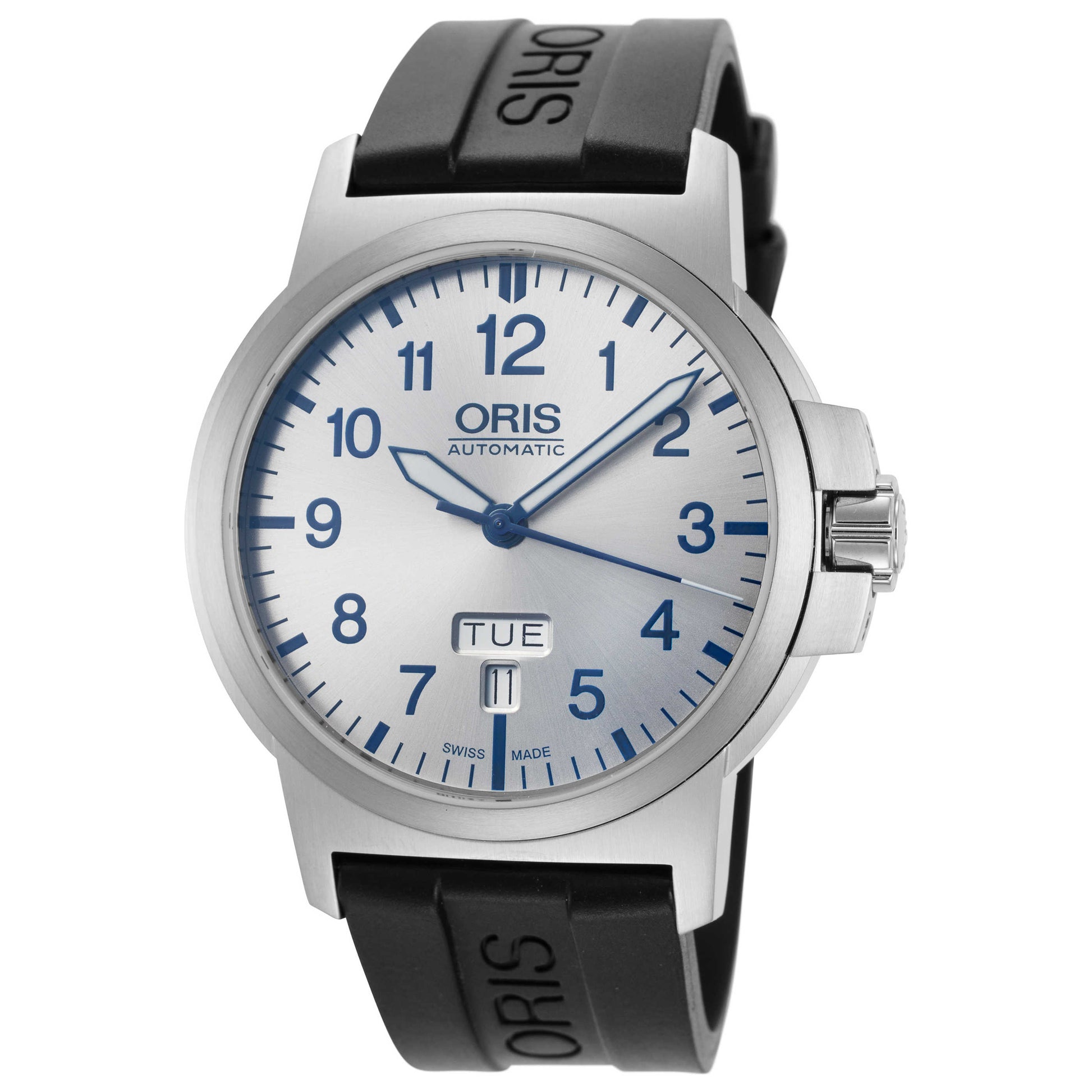 Front view of Oris BC3 Men's Automatic Watch 01-735-7641-4161-07-4-22-05