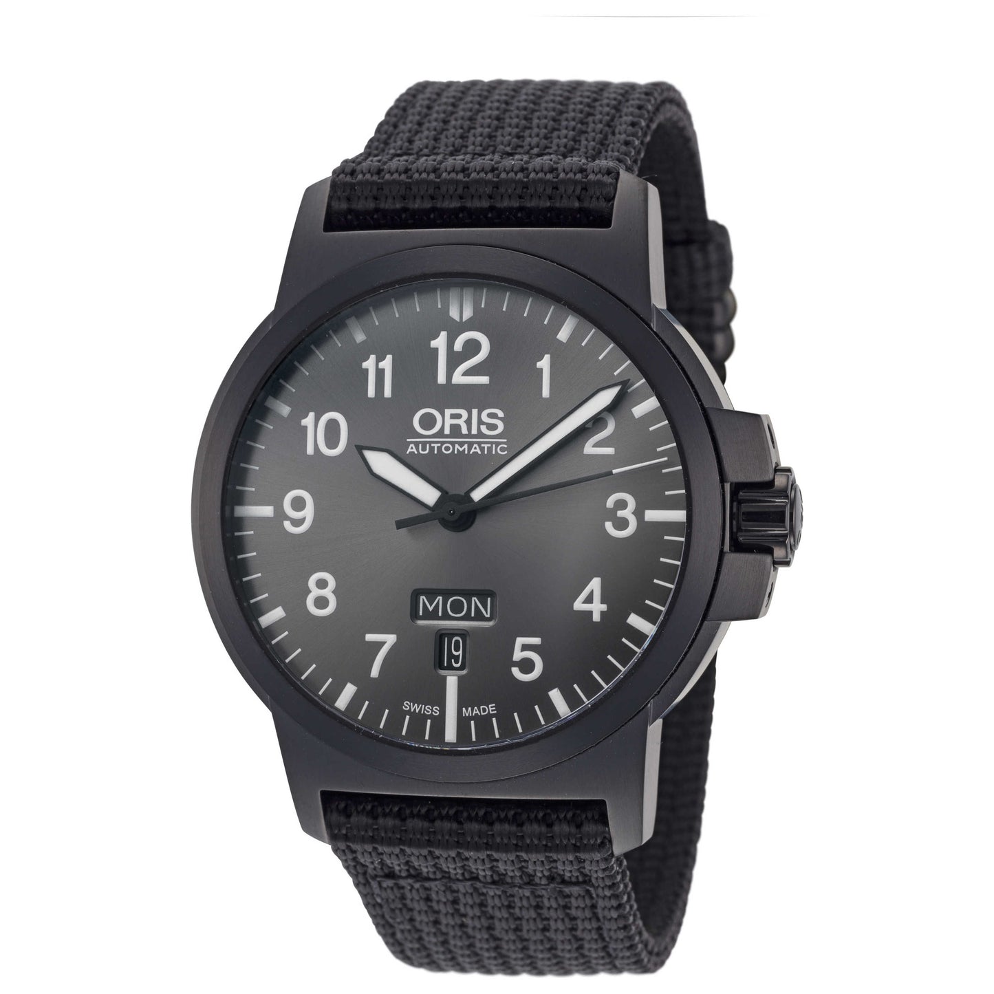 Front view of Oris BC3 Men's Automatic Watch 01-735-7641-4733-07-5-22-24B