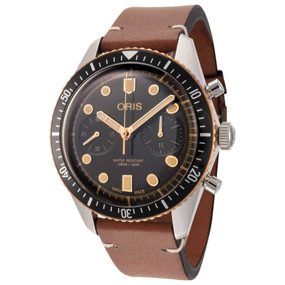 Front view of Oris Divers Sixty-Five Men's Automatic Watch 01-771-7744-4354-07-5-21-45