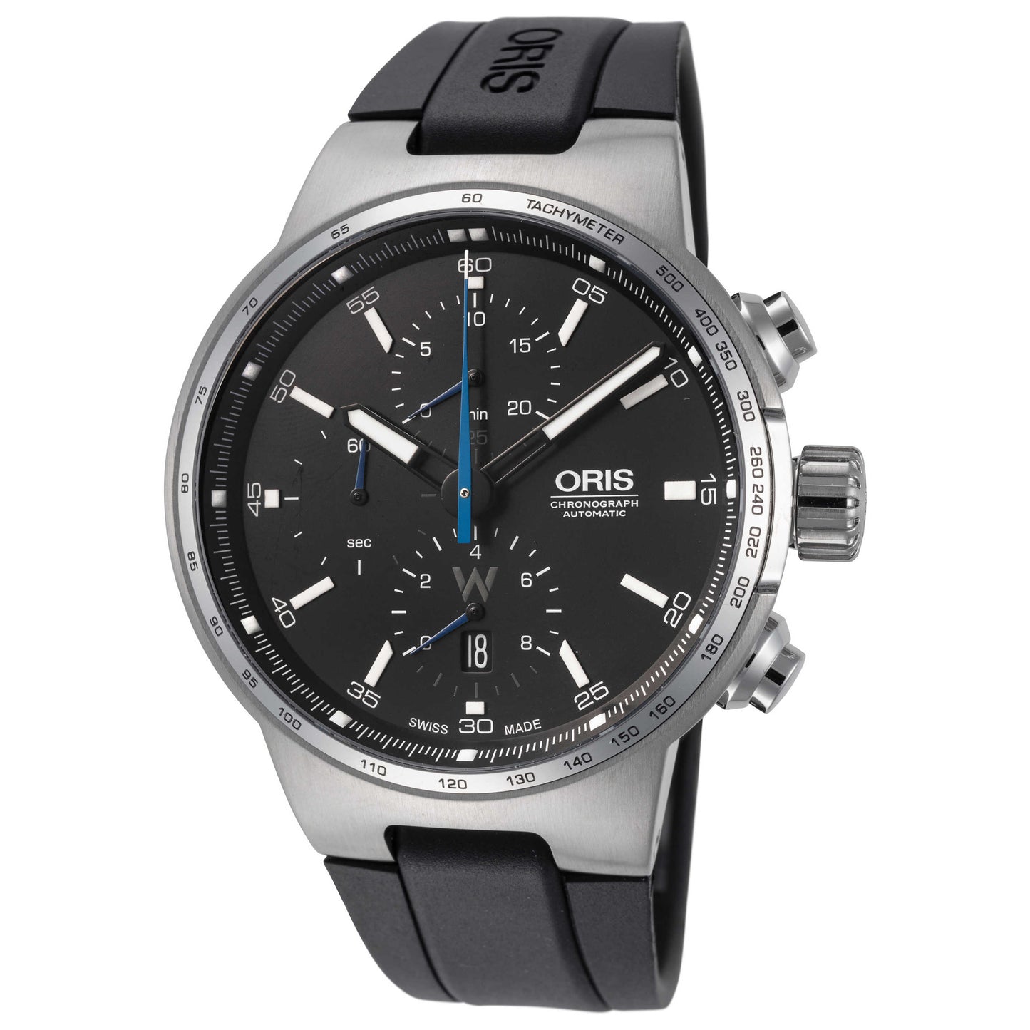 Front view of Oris Williams Chronograph Men's Automatic Watch 01-774-7717-4154-07-4-24-50FC