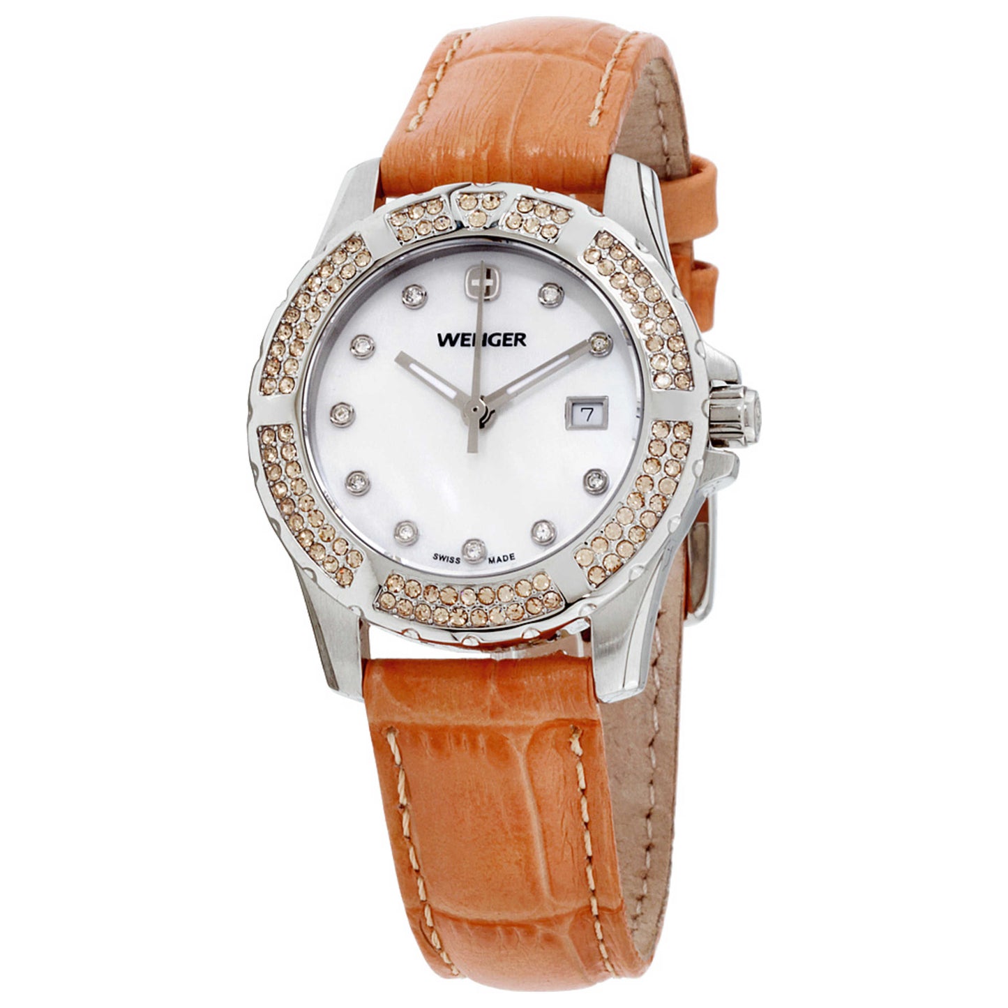 Front view of Wenger Sport Elegance Women's Quartz Watch 01.0703.312