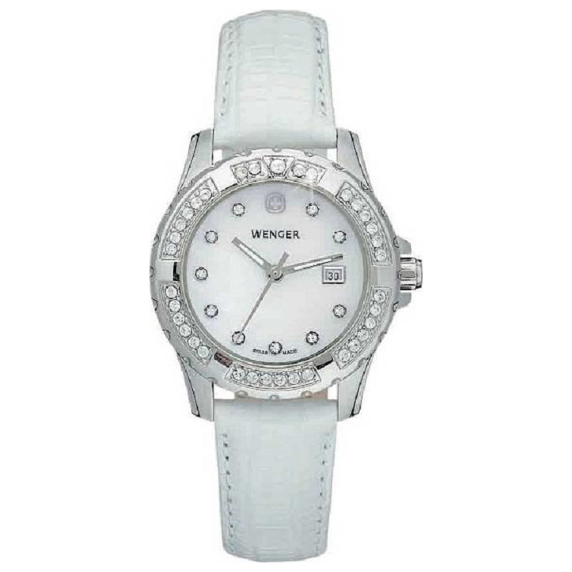 Front view of Wenger Sport Elegance Women's Quartz Watch 01.0703.364