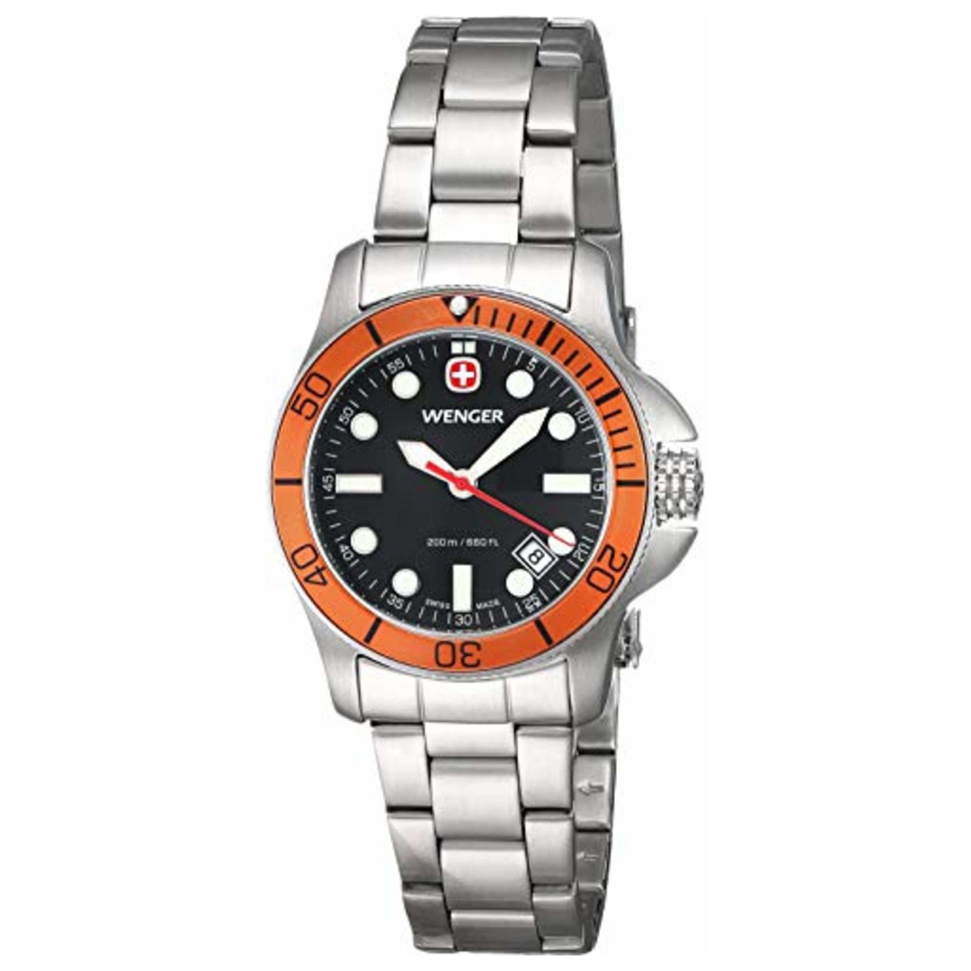 Front view of Wenger Battalion III Diver Women's Quartz Watch 01.0723.339