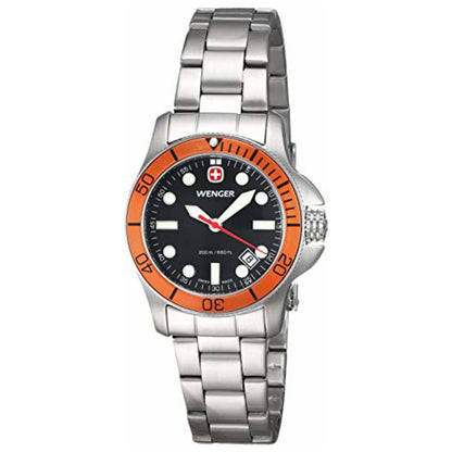 Front view of Wenger Battalion III Diver Women's Quartz Watch 01.0723.339