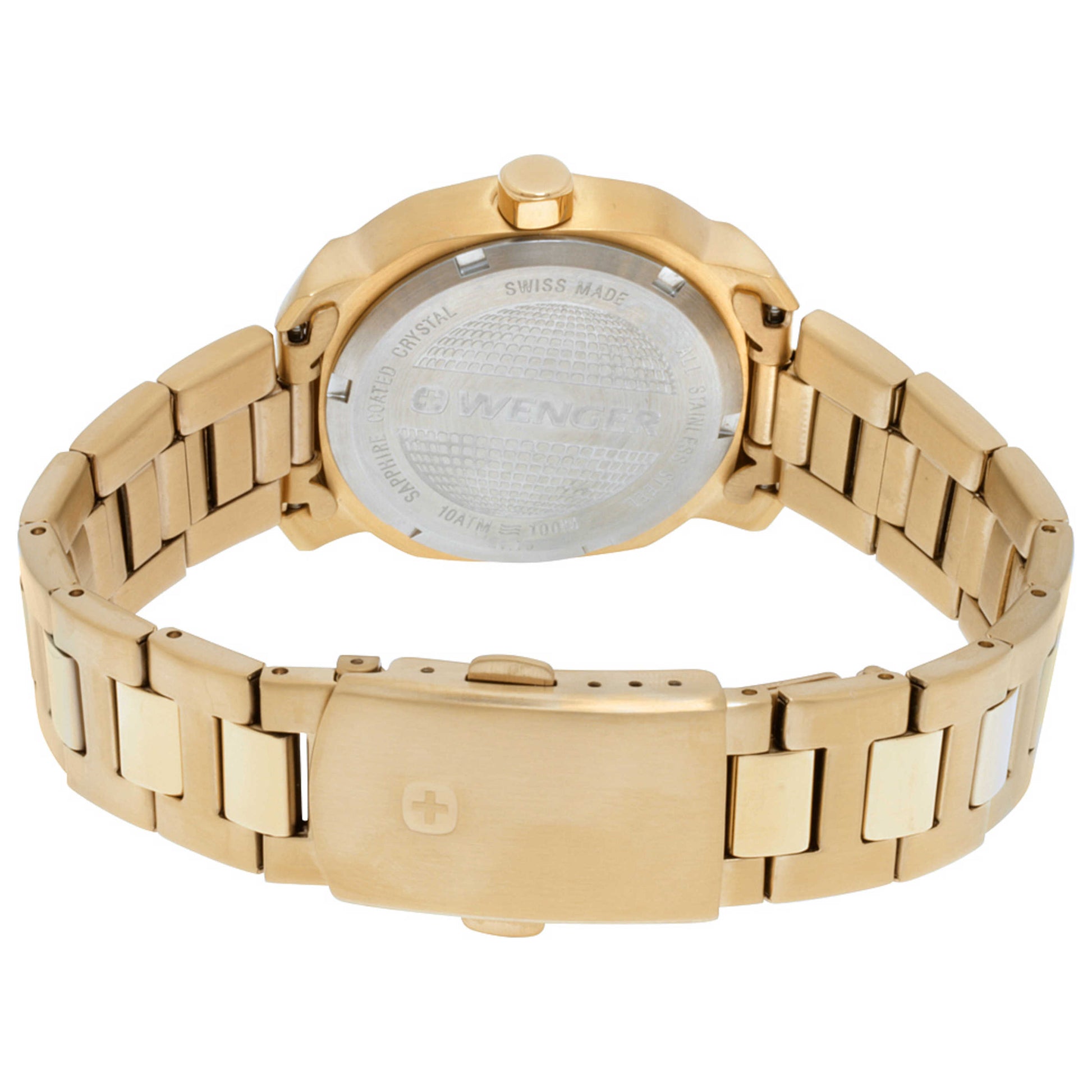 Back view of Wenger Edge Index Women's Quartz Watch 01.1121.105