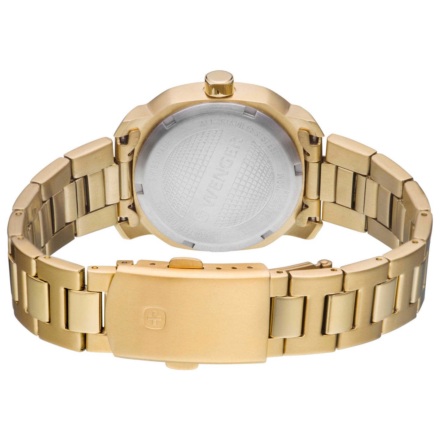 Left view of Wenger Edge Index Women's Quartz Watch 01.1121.107