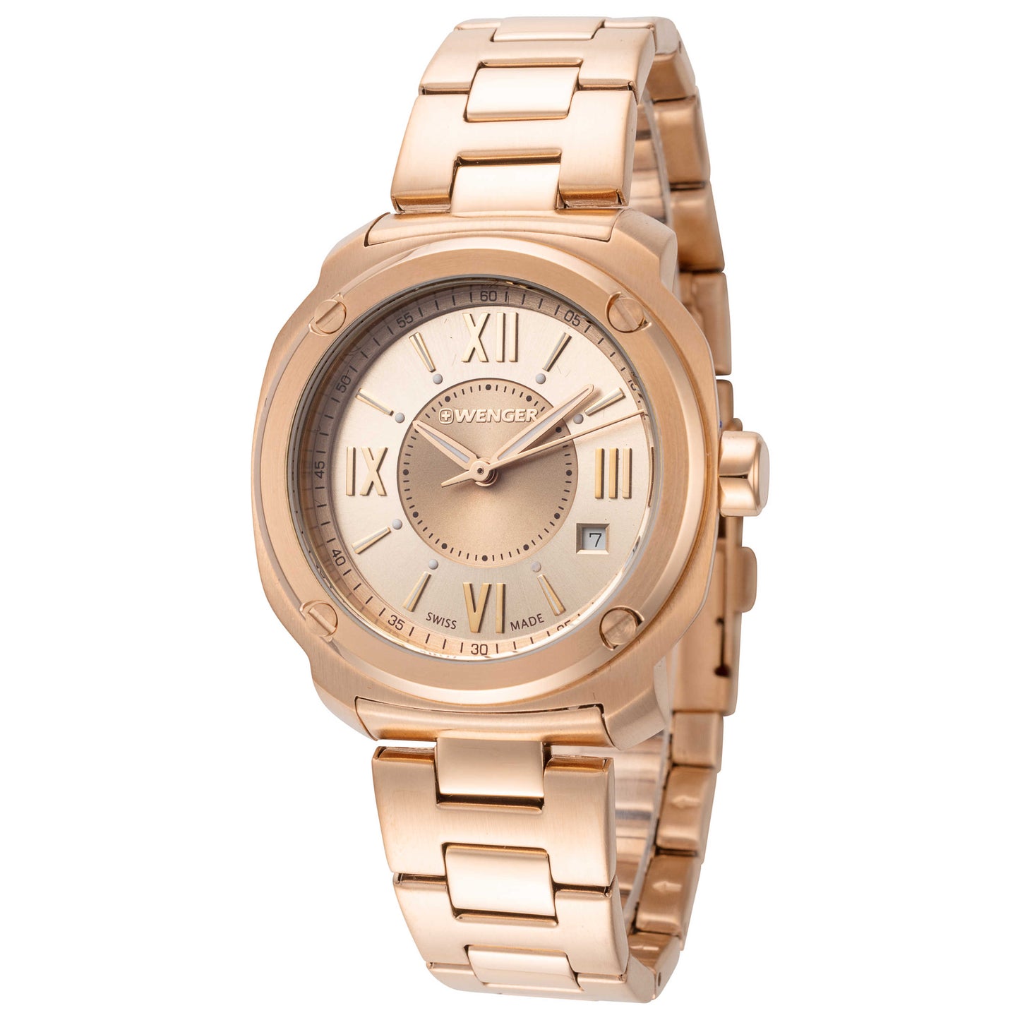 Front view of Wenger Edge Roman Women's Quartz Watch 01.1121.112