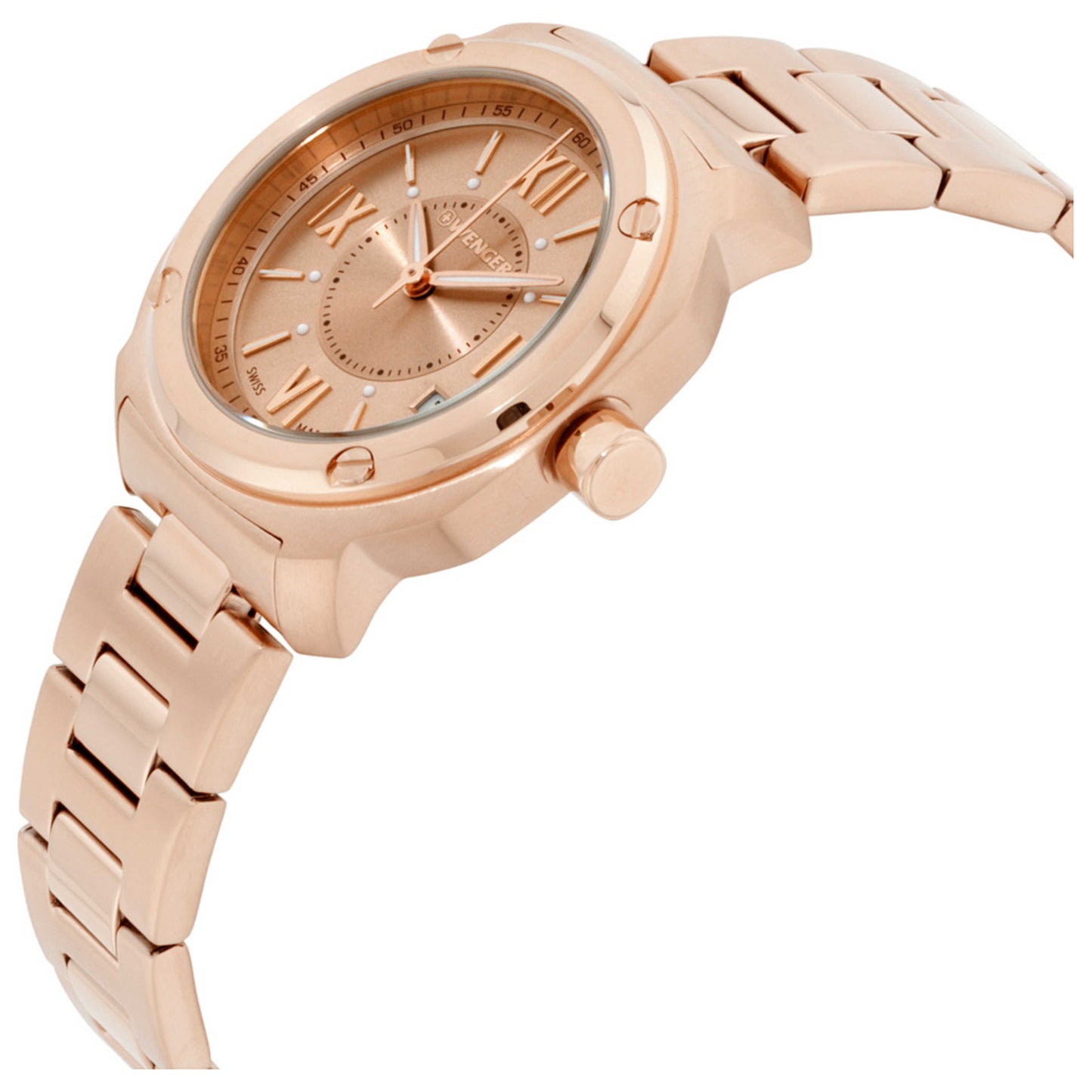 Left view of Wenger Edge Roman Women's Quartz Watch 01.1121.112