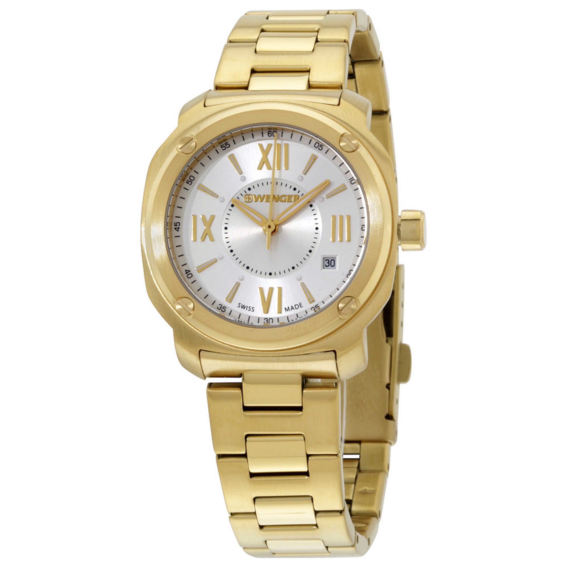Front view of Wenger Edge Roman Women's Quartz Watch 01.1121.113