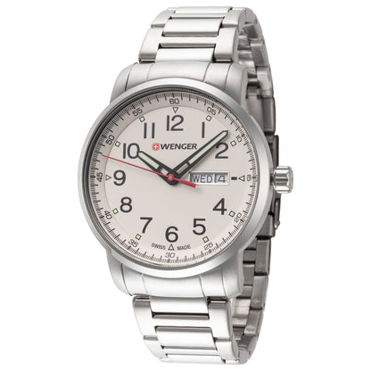 Front view of Wenger Attitude Heritage Men's Quartz Watch 01.1541.108